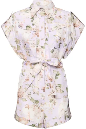 ZIMMERMANN Acacia Linen Playsuit