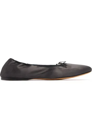 The Row 10mm Awar Satin Ballerina Flats