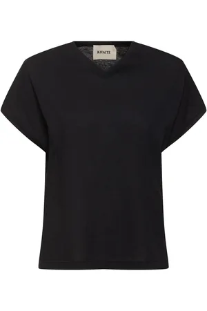 Khaite Devra Cotton Blend Jersey T-shirt