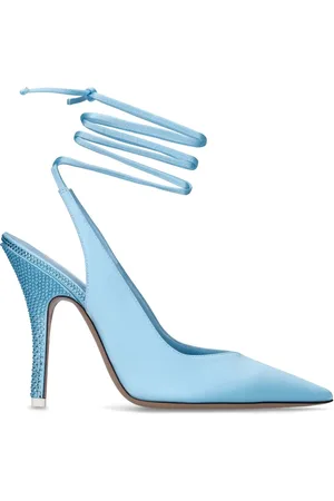 The Attico 105mm Venus Satin Pumps