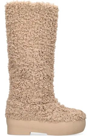 Gia Borghini 50mm Faux Shearling Snow Boots