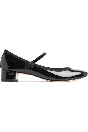 Repetto 30mm Rose Patent Leather Mary Jane Heels