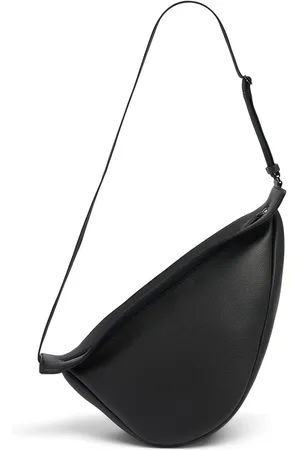 The Row Large Slouchy Banana Grain Leather Bag