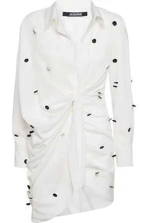 Jacquemus La Robe Bahia Crepe Mini Dress