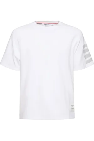 Thom Browne 4-bar Stripe Cotton Jersey T-shirt