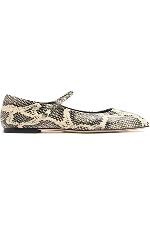Aeyde 10mm Uma Printed Leather Ballerinas