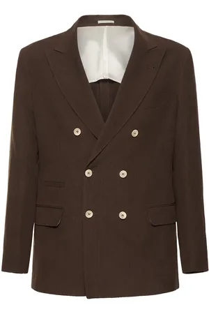 Brunello Cucinelli Double Breast Linen Blazer