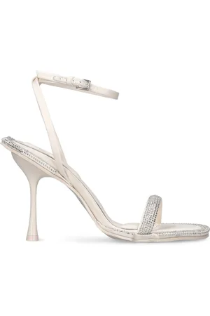 Simkhai 95mm Icon Crystal & Leather Sandals