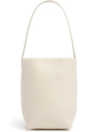The Row Small N/s Lux Grain Park Leather Tote