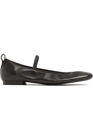 LEMAIRE Square Leather Ballerinas