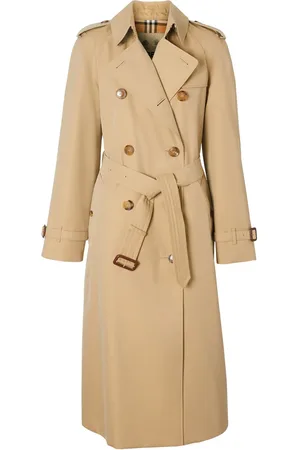 Burberry Waterloo Cotton Canvas Trench Coat