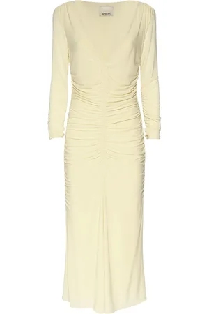 Isabel Marant Laly Long Sleeve Viscose Maxi Dress