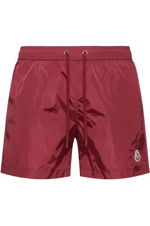 Moncler Logo Patch Nylon Swim Shorts