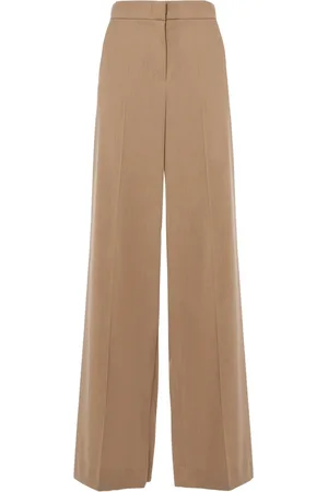 Max Mara Double Cotton Crepe Wide Pants