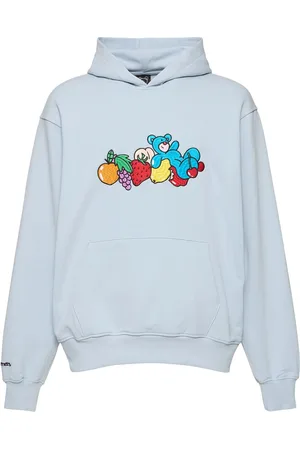 INBETWEENERS Unisex Fruit & Bear Embroidered Hoodie