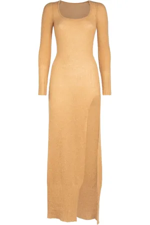 Jacquemus La Robe Dao Mohair Blend Long Dress