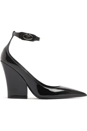 VALENTINO GARAVANI 105mm Vlogo Lockette Leather Pumps
