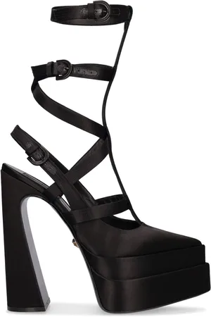 VERSACE Dua Lipa 160mm Satin Pumps