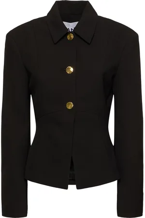 Ganni Light Twill Suiting Blazer
