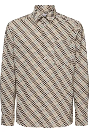 Burberry Bias Cut Check Shirt