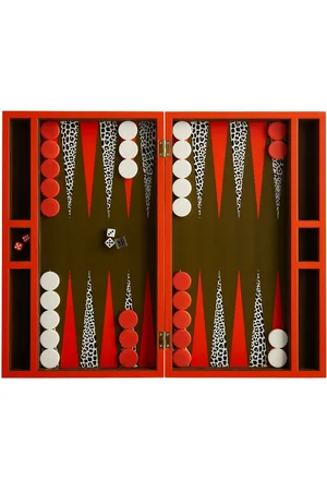 Jonathan Adler Leopard Backgammon Set