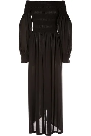 Max Mara Manu Off-the-shoulder Wool Midi Dress