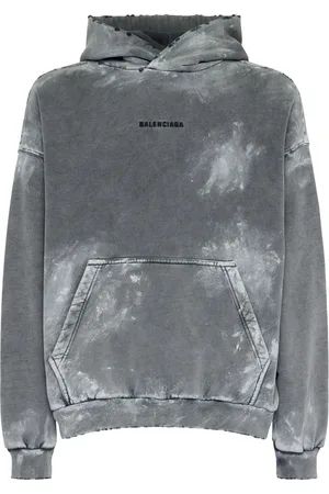 Balenciaga Vintage Washed Cotton Hoodie