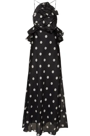 ZIMMERMANN Crush Ruffled Linen & Silk Maxi Dress