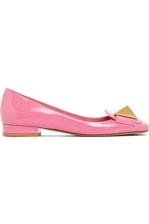 VALENTINO GARAVANI 20mm One Stud Patent Leather Flats