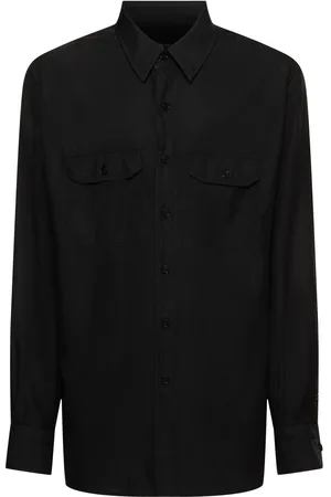 Tom Ford Fluid Light Twill Military Shirt