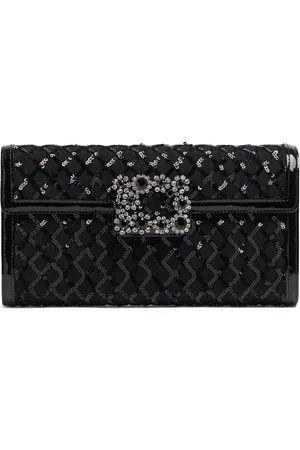 Roger Vivier Envelope Flower Buckle Clutch