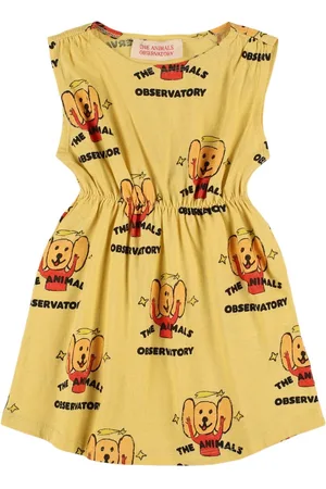 The Animals Observatory Printed Cotton Jersey Dress
