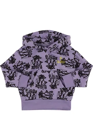 The Animals Observatory Beaver Printed Cotton Hoodie