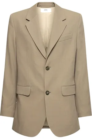 Ami Wool Blend Twill Blazer