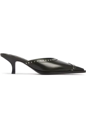 Burberry 85mm Lf Bird Leather Mules