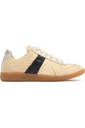 Maison Margiela 20mm Replica Leather & Suede Sneakers