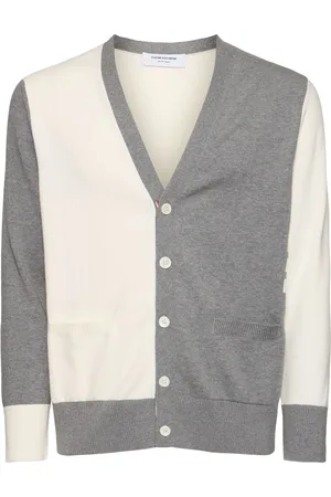 Thom Browne Fun Mix Jersey Cardigan