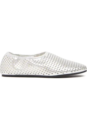 St Agni 10mm Envelope Leather Ballerina Flats