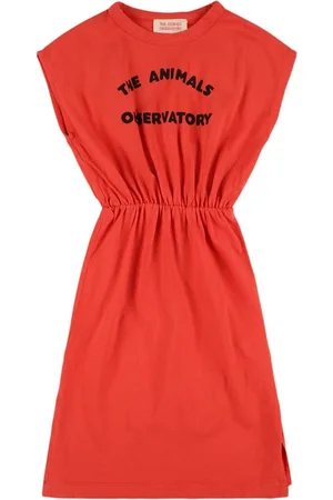 The Animals Observatory Printed Cotton Jersey Dress