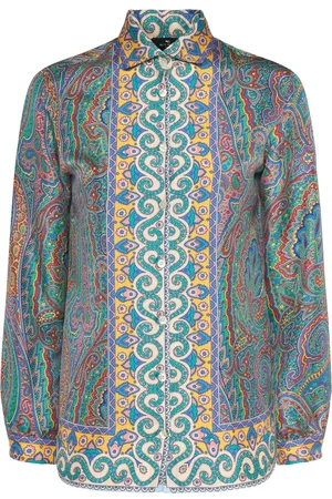Etro Printed Silk Shirt