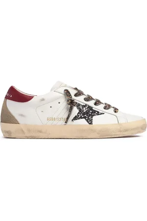 Golden Goose 20mm Super-star Leather Blend Sneakers