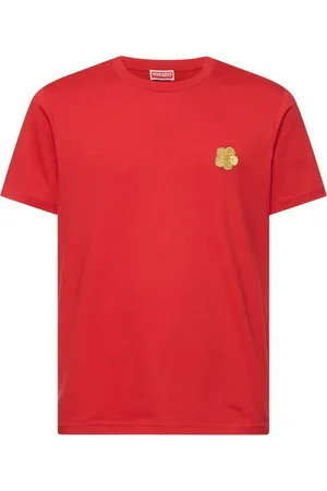 Kenzo Boke Flower Embroidered Cotton T-shirt