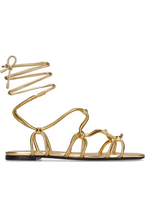 VALENTINO GARAVANI 5mm Rockstud Laminated Leather Sandals