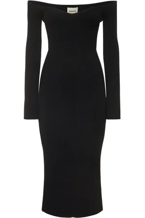 Khaite Pia Stretch Viscose Midi Dress