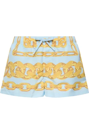 VERSACE Printed Nylon Swim Shorts