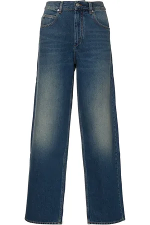 Isabel Marant Joanny Mid Rise Denim Wide Jeans