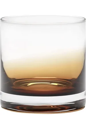 Serax Set Of 4 Amber Zuma Whiskey Glasses