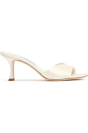 Jimmy Choo 70mm Skye Satin Mules