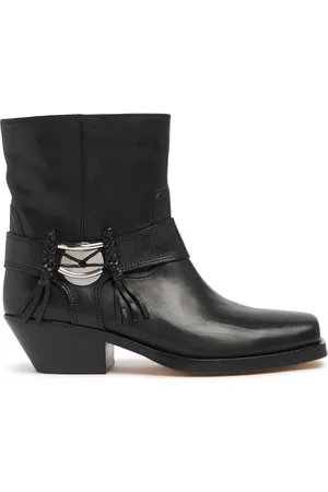 Isabel Marant 40mm Akson Gaucho Leather Boots
