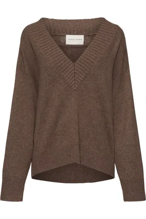 Loulou Studio Sage Deep V Neck Cashmere Sweater